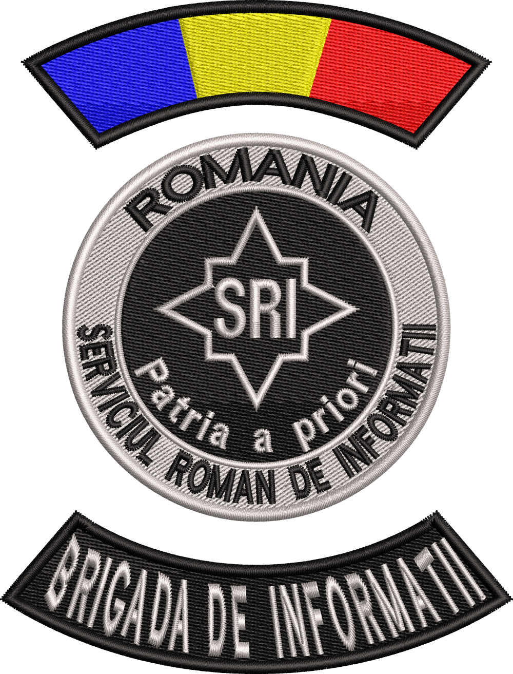 EMBLEMA SERVICIUL ROMAN DE INFORMATII SRI, SUBOFITERI BRIGADA DE INFORMATII